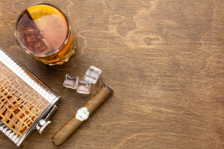 Whisky con sigaro